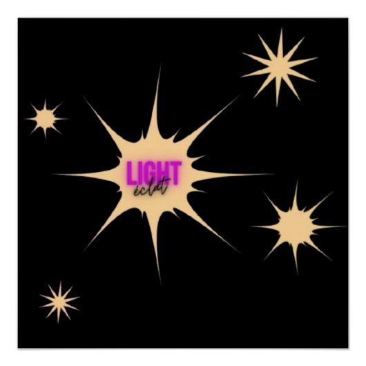 Radiant Light – Modern & Vibrant Style Poster (Vorderseite)