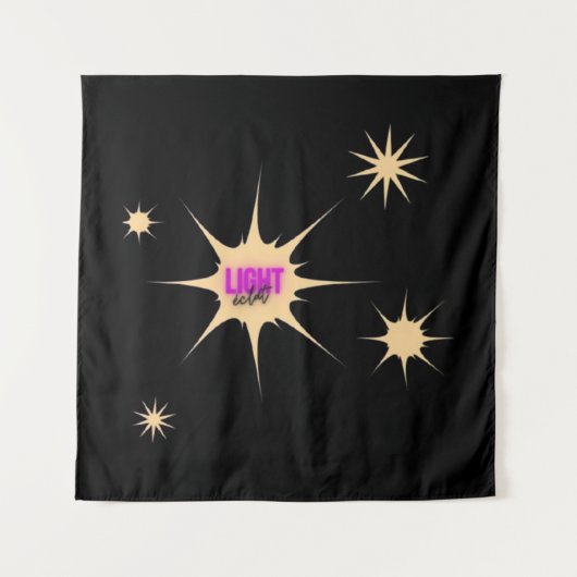 Radiant Light – Modern & Vibrant Style Wandteppich (Vorderseite)