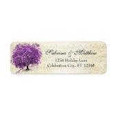 Radiant Lila Heart Leaf Tree Wedding (Vorne)
