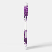 Radiant Lila Heart Leaf Tree Wedding Case-Mate iPhone Hülle (Rückseite / Rechts)