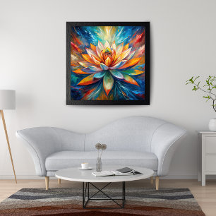 Radiant Lotus Blossom Fotodruck