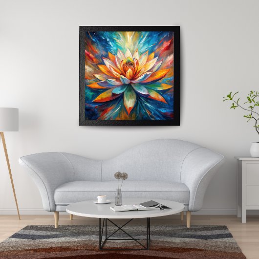 Radiant Lotus Blossom Fotodruck