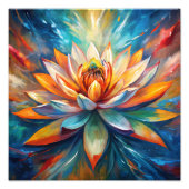 Radiant Lotus Blossom Fotodruck (Vorne)