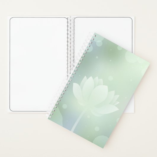 Radiant Lotus Hardcover Kleines Notebook Notizblock (Innen)