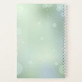 Radiant Lotus Hardcover Kleines Notebook Notizblock (Rückseite)