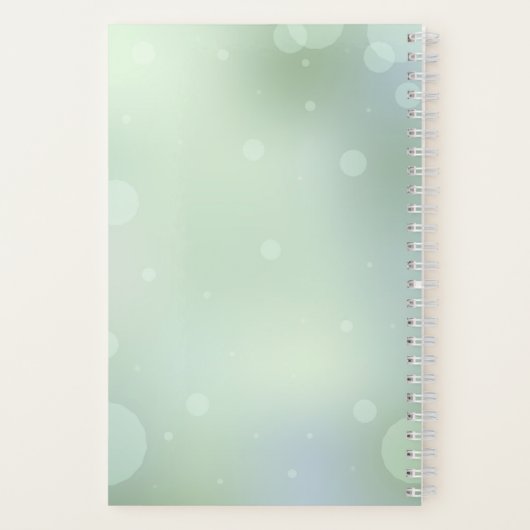 Radiant Lotus Hardcover Kleines Notebook Notizblock (Rückseite)