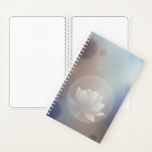 Radiant Lotus Hardcover Kleines Notebook Notizblock (Innen)