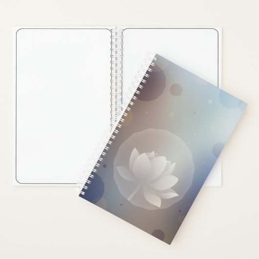 Radiant Lotus Hardcover Kleines Notebook Notizblock (Innen)