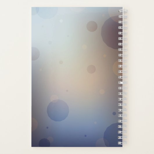 Radiant Lotus Hardcover Kleines Notebook Notizblock (Rückseite)