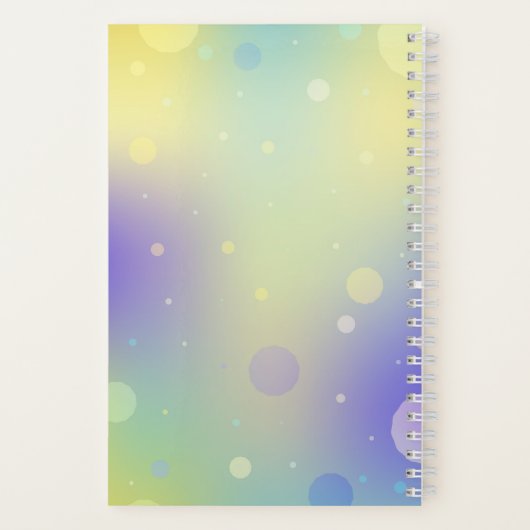 Radiant Lotus Hardcover Kleines Notebook Notizblock (Rückseite)