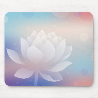 Radiant Lotus Mouse Pad Mousepad