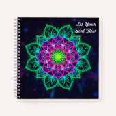 Radiant Mandala Notizblock (Vorderseite)