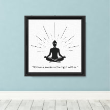 Radiant Meditation Silhouette