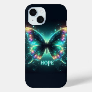 Radiant mehrfarbiger Schmetterling Portrait Hope Case-Mate iPhone Hülle