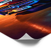 Radiant Mercedes: Brillianz der Logos | Poster (Ecke)