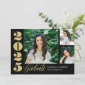 Radiant Moments Editable Color Abschluss Invitati Einladung (Stehend Vorderseite)