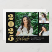 Radiant Moments Editable Color Abschluss Invitati Einladung (Vorne/Hinten)