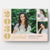 Radiant Moments EDITABLE FARBEN Abschluss Plaque Fotoplatte (Vorderseite)