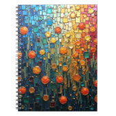 Radiant Mosaic: Bubblelight Cascade Notizblock (Vorderseite)
