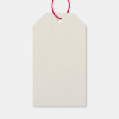 Radiant Multicolor Wildblume Wedding Vielen Dank Geschenkanhänger (Rückseite)