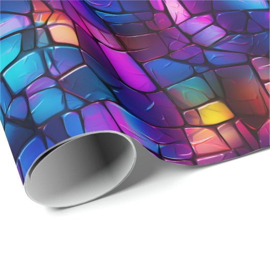 Radiant Neon Festglas Geschenkpapier (Rolleneckpunkt)