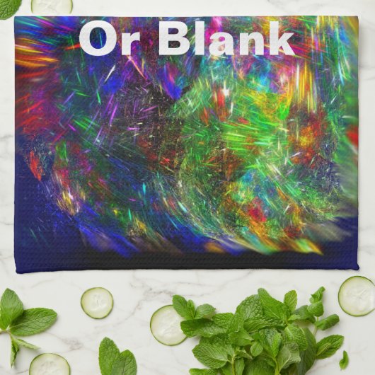 Radiant Opal Geschirrtuch (Gefaltet)