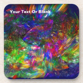 Radiant Opal Getränkeuntersetzer (Vorderseite)