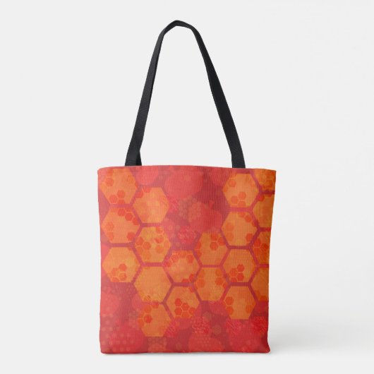 Radiant Orange Honeycomb Tasche (Rückseite)