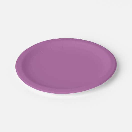 Radiant orchid hex code B163A3 Party Plate Pappteller (Schrägansicht)