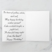 Radiant Orchid Trio Geburtstag Karte (Innenseite)