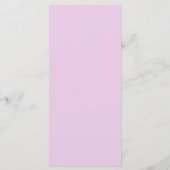 Radiant Orchid Wedding Menu Cards Menükarte (Rückseite)