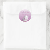 Radiant Orchid Wedding Stickers Tulip (Tasche)