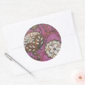 Radiant Ornament I Runder Aufkleber (Umschlag)