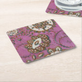 Radiant Ornament II Rechteckiger Pappuntersetzer (angewinkelt)