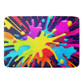 Radiant Paint Explosion Badematte (Vorderseite)