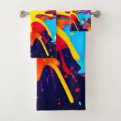 Radiant Paint Explosion Badhandtuch Set (Insitu)