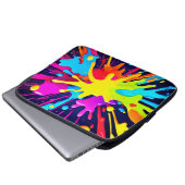 Radiant Paint Explosion Laptopschutzhülle (Vorne Knopf)