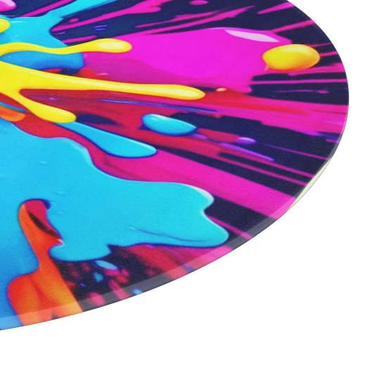 Radiant Paint Explosion Schneidebrett (Ecke)