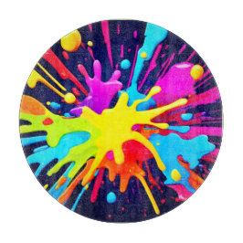 Radiant Paint Explosion Schneidebrett