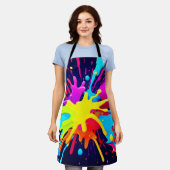 Radiant Paint Explosion Schürze (Getragen)