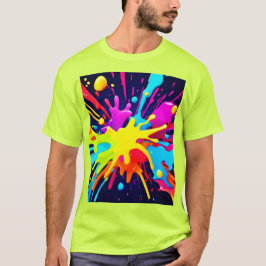 Radiant Paint Explosion T-Shirt