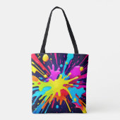 Radiant Paint Explosion Tasche (Rückseite)