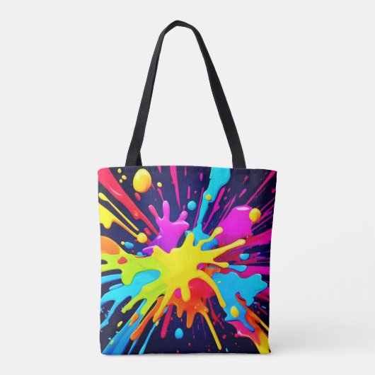 Radiant Paint Explosion Tasche (Rückseite)