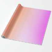 Radiant Pastel Sunset Gradient Geschenkpapier (Ungerollt)