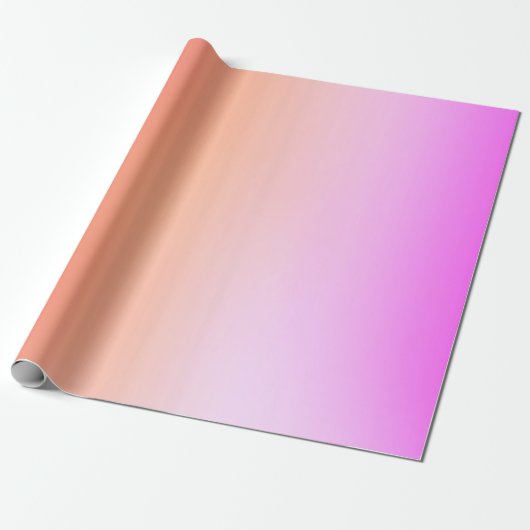 Radiant Pastel Sunset Gradient Geschenkpapier (Ungerollt)