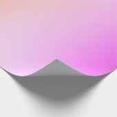 Radiant Pastel Sunset Gradient Geschenkpapier (Ecke)