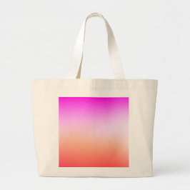 Radiant Pastel Sunset Gradient Jumbo Stoffbeutel