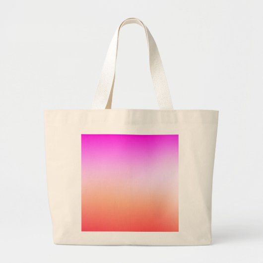 Radiant Pastel Sunset Gradient Jumbo Stoffbeutel (Vorne)