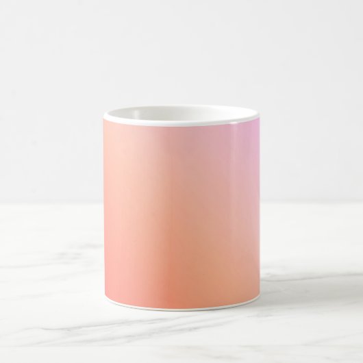 Radiant Pastel Sunset Gradient Kaffeetasse (Mittel)