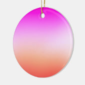 Radiant Pastel Sunset Gradient Keramik Ornament (Links)